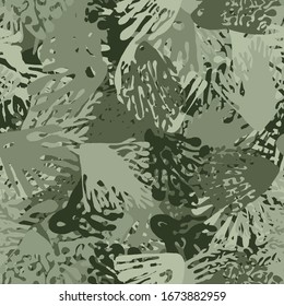 Seamless pattern. Blot chaos. Colorful camouflage. Fashionable texture.