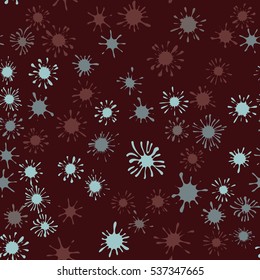 Seamless pattern of blots.  Autumn camouflage.