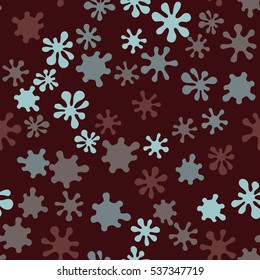Seamless pattern of blots.  Autumn camouflage.