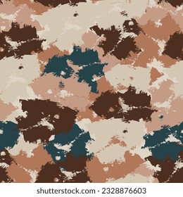 Seamless pattern with blots and blobs. Stylized background . Textile and fabric print for bed linen, jacket, package design, fabric and fashion concepts.