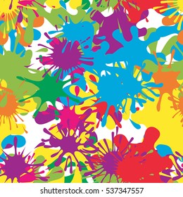 Seamless pattern of blots.  Crazy camouflage.