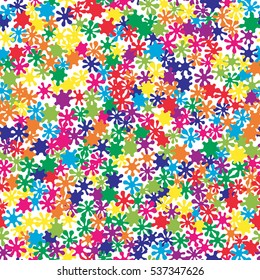 Seamless pattern of blots.  Crazy camouflage.