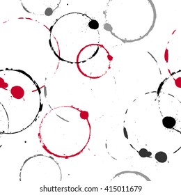 Padrão contínuo com manchas. Elemento de design.