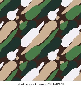 Seamless pattern. Blots forming squares arrayed in rows.
