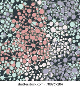 Seamless pattern of blots and spots. Fashionable camouflage for urban, tourist, fishing and hunting clothes. Background for design and texture for 3d models.