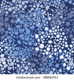 Seamless pattern of blots and spots. Fashionable camouflage for urban, tourist, fishing and hunting clothes. Background for design and texture for 3d models.