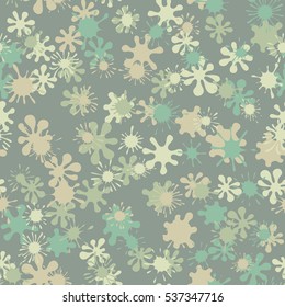 Seamless pattern of blots.  Summer camouflage.