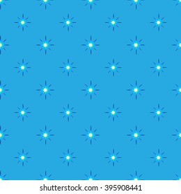 seamless pattern blue background stars