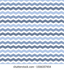 Seamless pattern with blue chevron