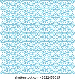 Diseño de mandala de color azul sin patrón.