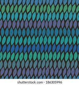 seamless pattern in blue colors