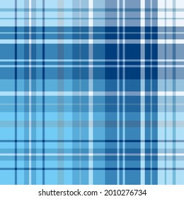 Patrón inmaculado en colores azules para machacar, tela, textil, ropa, mantel y otras cosas. Imagen vectorial. 
