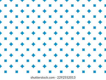 seamless pattern with blue diamond retro triangle and squares pattern repeat endless style, replete image design for fabric printing 