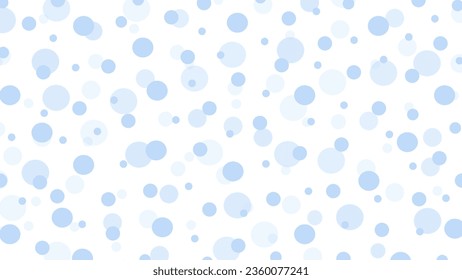 Seamless pattern with blue drops