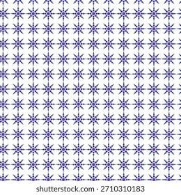 Patrón inconsútil de la flor azul como Formas