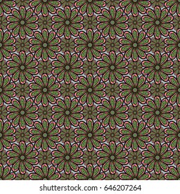 Seamless pattern with blue flowers. Floral watercolor seamless background. Vector textile print for bed linen, jacket, package design, fabric and fashion concepts.