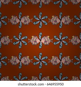 Seamless pattern with blue flowers. Floral watercolor seamless background. Vector textile print for bed linen, jacket, package design, fabric and fashion concepts.