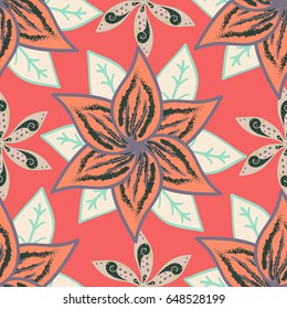 Seamless pattern with blue flowers. Floral watercolor seamless background. Vector textile print for bed linen, jacket, package design, fabric and fashion concepts.