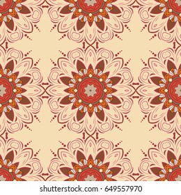 Seamless pattern with blue flowers. Floral watercolor seamless background. Vector textile print for bed linen, jacket, package design, fabric and fashion concepts.
