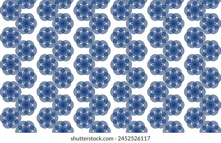 patrón sin costuras con flores azules, tira de Vertical azul patrón de repetición sin costuras, diseño para impresión de tela, patrón de impresión