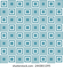 patrón sin costura con cuadrado verde azul sobre fondo blanco para patrón de tela, azulejos de piso, papel pintado, cortina, patrón de azulejos, diseño de decoración del hogar