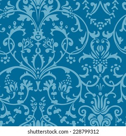 Seamless pattern blue light