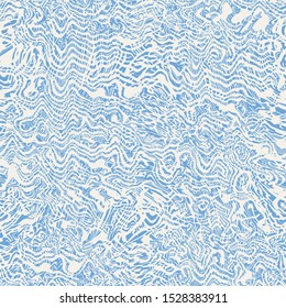 Seamless pattern with blue  linear waves. Design for backdrops and colouring book with sea, rivers or water texture. Repeating texture. Figure for textiles. Print for the cover of the book, postcards.