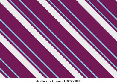 Seamless pattern. Blue and maroon stripes. Striped diagonal pattern for printing on fabric, paper, wrapping, scrapbooking, websites Background with slanted lines Vector illustration