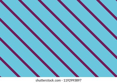 Seamless pattern. Blue and maroon stripes. Striped diagonal pattern for printing on fabric, paper, wrapping, scrapbooking, websites Background with slanted lines Vector illustration