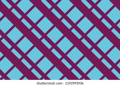 Seamless pattern. Blue and maroon stripes. Striped diagonal pattern for printing on fabric, paper, wrapping, scrapbooking, websites Background with slanted lines Vector illustration