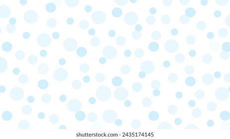 seamless pattern with blue polka dots