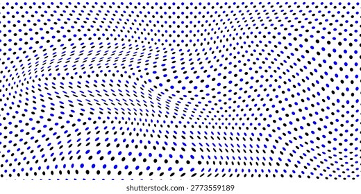 Seamless pattern of blue polka dots with transparent background. Abstract small polka dot pattern..suit Kurt digital design motif colourful wallpaper illustration.