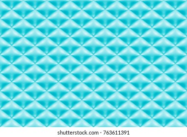 Seamless pattern blue quilted fabric.