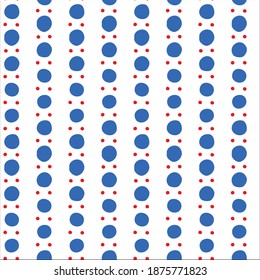 Nahtlose Muster der blauen und roten Kreissenketten