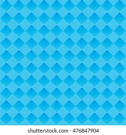 Seamless pattern with blue relief ornate