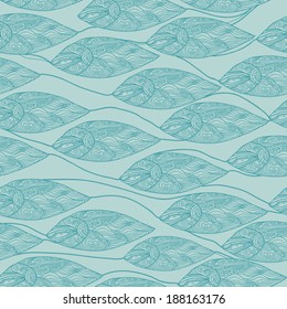  	 seamless pattern in blue shades of the vector