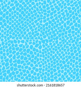 Seamless Pattern Blue Snake Skin