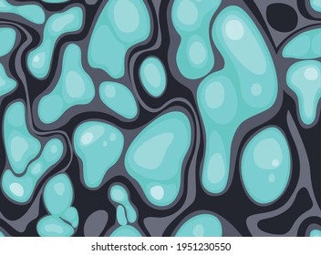 
Patrón sin brillo de puntos azules sobre un fondo gris. Resumen camo. Impreso en tela y papel. Ilustración del vector