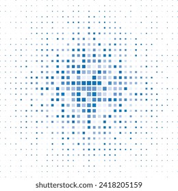 seamless pattern with blue square 