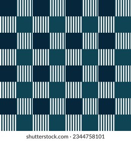 seamless pattern with blue squares and vertical line vector background