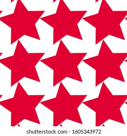 Seamless pattern with blue stars. Monochrome Background