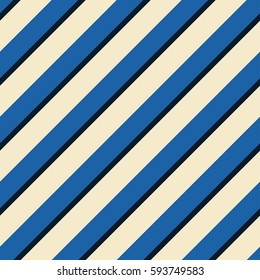 Seamless pattern with blue stripes on light background