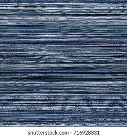 Seamless pattern. Blue texture with horizontal lines. Abstract vector background for web page, banners, fabric, home decor, wrapping.