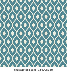 Seamless pattern blue and white