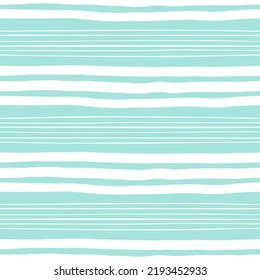 Seamless pattern with blue and white brush stripes.