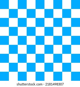Seamless pattern of blue and white with squares.