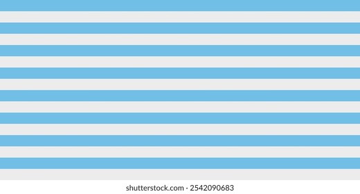 Seamless pattern. Blue and white stripe background. horizontal, wear, clothing design, textile, paper. Vector 