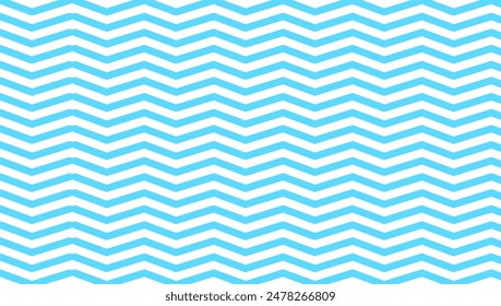 Seamless Pattern of Blue Zigzag Stripes, Good for Your Design, Poster, Banner, Magazine, Website and others