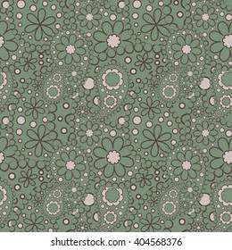 Seamless pattern boho chic. A series of universal patterns.