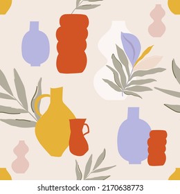 Seamless pattern. Boho florals, flowers. Perfect for kids wall wallpaper, gift paper, pattern fills, web page background, greeting cards.